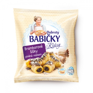 Babičky Bramborové šišky plněné mákem 300g