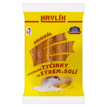 Havlík Originál trvanlivé tyčinky se sýrem a solí 90g
