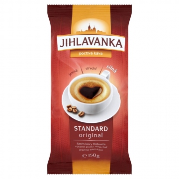 Jihlavanka Standard Original pražená mletá káva 150g