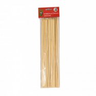 Špejle 25cm bambus hrocené 80ks