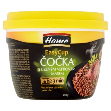Hamé Čočka s uzeným masem hotové jídlo 1x400g