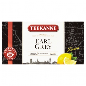 TEEKANNE Earl Grey Lemon, černý čaj aromatizovaný, 20 sáčků, 33g
