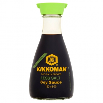 Kikkoman Sojová omáčka se sníženým obsahem soli 150ml