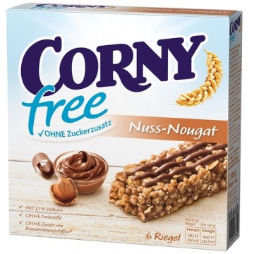 Corny free ořechový nugát (6x20g) 120g