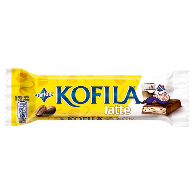 Orion Kofila tyčinka čokoládová s latte náplní 34g