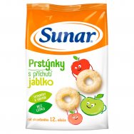 Sunárek dětský snack jablkové prstýnky 50g