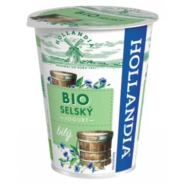 Hollandia BIO selský jogurt bílý 400g