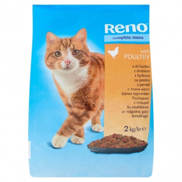 Reno granule drůbeží pro kočky 2kg
