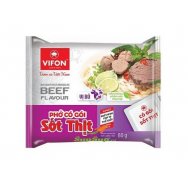 Vifon instantní rýžová polévka 80g s příchutí Hovězí + masový sáček