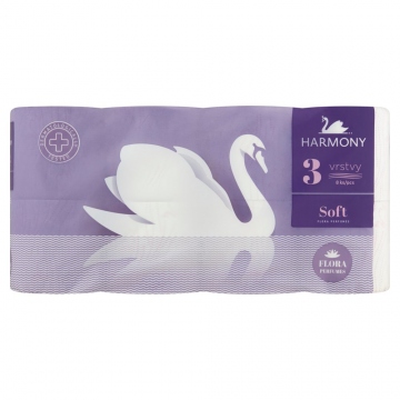 Harmony Soft Flora toaletní papír 3 vrstvý ( 8 ks )