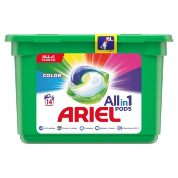 Ariel 3v1 Color gelové kapsle 14 ks