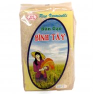 Rýžové nudle vlasové na smažení BINH TAY 200 g