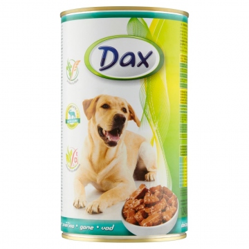 Dax konzerva pro psy zvěřina 1,24kg