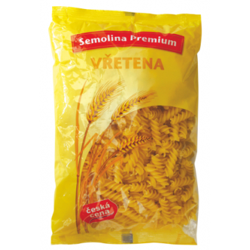 česká cena Semolina Premium Vřetena 500g
