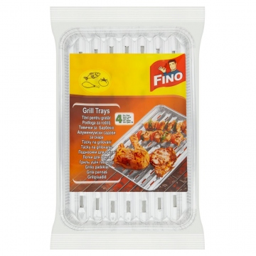 Fino Grilovací tácky 4ks, 35cmx23cm