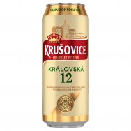 Krušovice ležák 12° plech 500ml