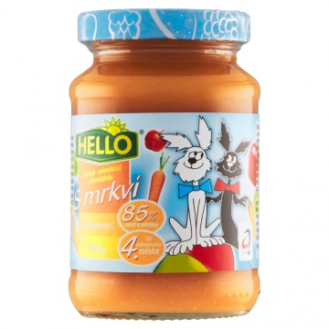 Hello Přesnídávka s jablkem a karotkou a s vitamínem C 190 g