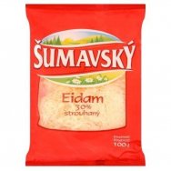 Šumavský eidam 30% sýr strouhaný 100 g