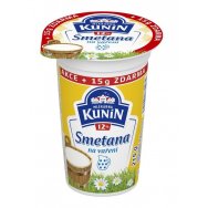 Kunín Smetana na vaření 12% 200g + 15g zdarma