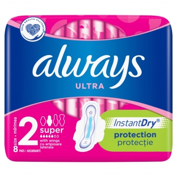 Always Ultra Super plus hygienické vložky 8ks