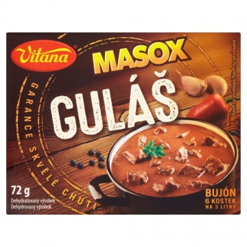 Vitana Masox guláš bujón 72g 6 kostek