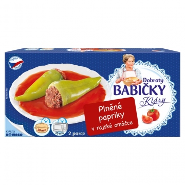 Papriky plněné v rajské omáčce 600g dobroty babičky