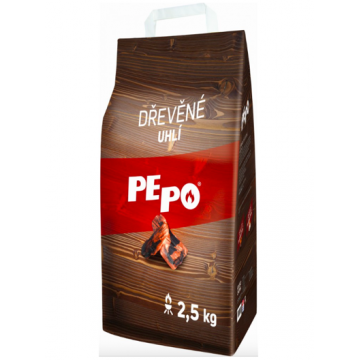 PE-PO dřevěné uhlí 2,5 kg