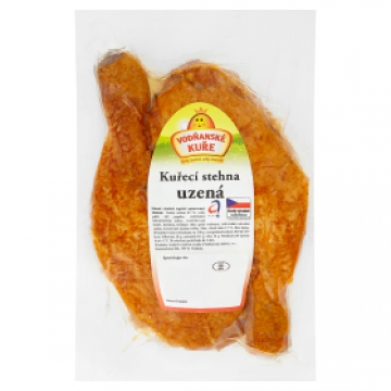 Vodňanské Kuře Kuřecí stehna uzená 340g