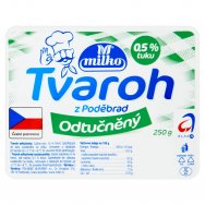 Tvaroh z Poděbrad odtučněný Milko 250g
