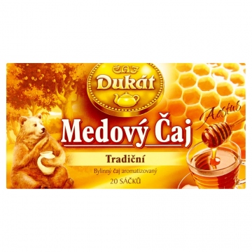 Čaj Dukát Medový čaj tradiční 20 x 2,5g=50g