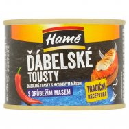 Hamé Ďábelské tousty s drůbežím masem 180 g