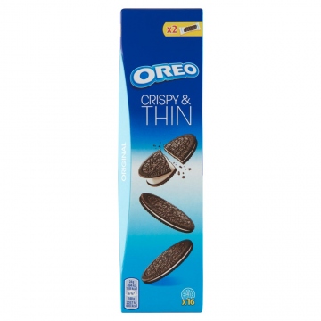 Oreo THIN kakaové sušenky original s vanilkovou náplní 96g
