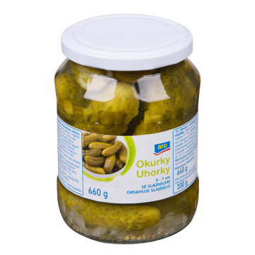 ARO Okurky 5-7cm 660g