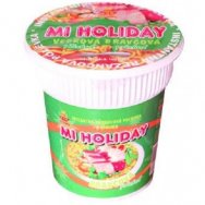 HOLIDAY instantní nudlová polévka kelímek s přichutí vepřova 60g