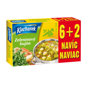 Kucharek Zeleninový bujón 80 g 6+2