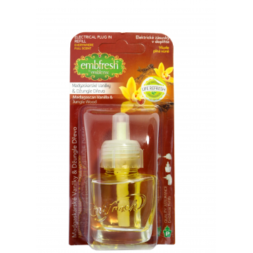 EMBFRESH osvěžovače Madagaskarské vanilky a džungle dřevo 19 ml