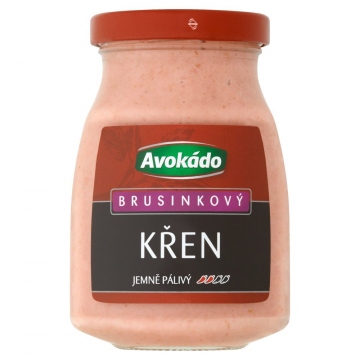 Avokádo křen brusinkový jemně palivý 175g