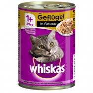 Whiskas konzerva pro kočky 400g Drůběží (mit Geflügel)
