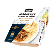Hamé Moravský vrabec se zelím a houskovými knedlíky 450 g (hotové jidlo)