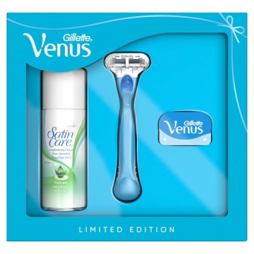 Gillette Venus Venus Smooth Sada 3ks (razor/1pcs + refil/2pcs + shave/gel/75ml)