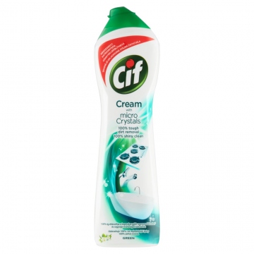 Cif čistič tekutý písek green mint eucalyptus 500ml (720g)