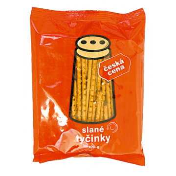 Česká cena Trvanlivé Tyčinky Solené 100g