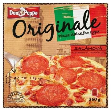 Don Peppe pizza Originale salámová mraz. 1x360 g