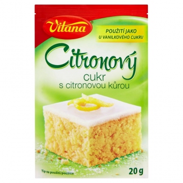 Vitana Citronový cukr s citronovou kůrou 20g