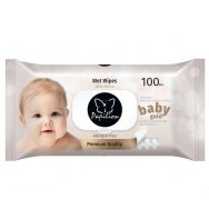Papilion Vlhčené ubrousky baby wipes s klipem 100ks