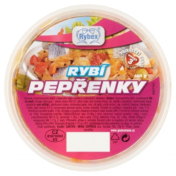 Rybex Rybí pepřenky 140g chlaz.