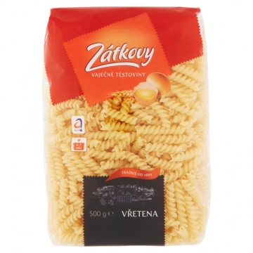Zátkovy Vaječné Těstoviny Vřetena 500g