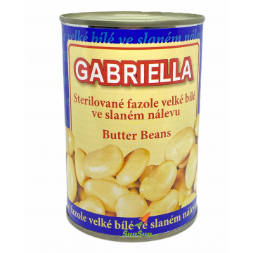 Gabriella sterilované fazole velké bílé 400g
