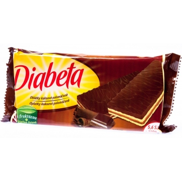 Diabeta oplatky dia polomáčené kakao 110g