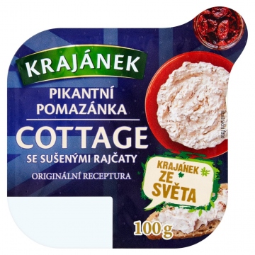 Krajánek Pikantní pomazánka cottage se sušenými rajčaty 100g